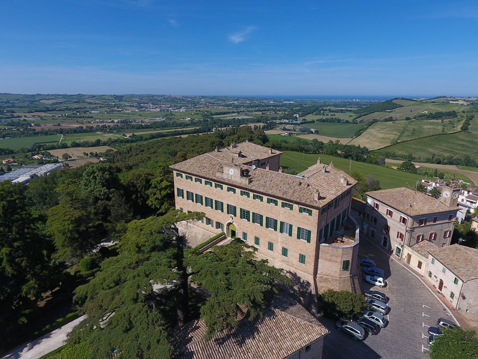 Castello di Monterado vista aerea