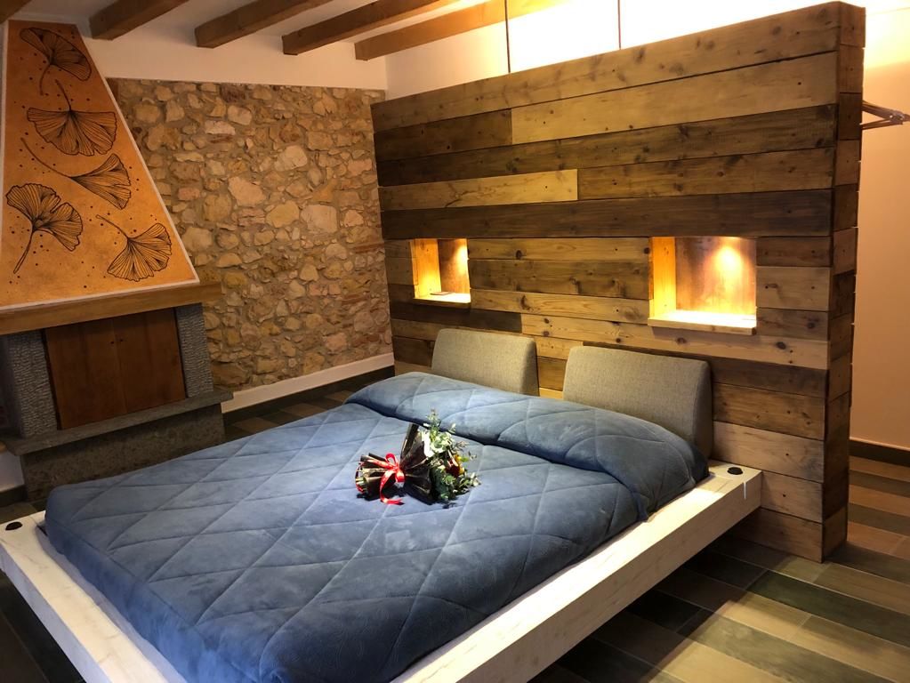Italie Noord Italie Veneto Soave Farmhouse Corte Tamellini camin