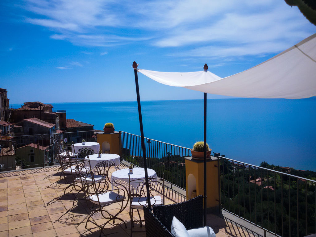 Italie Zuid Italie Campanie Pisciotta Hotel Marulivo view from the