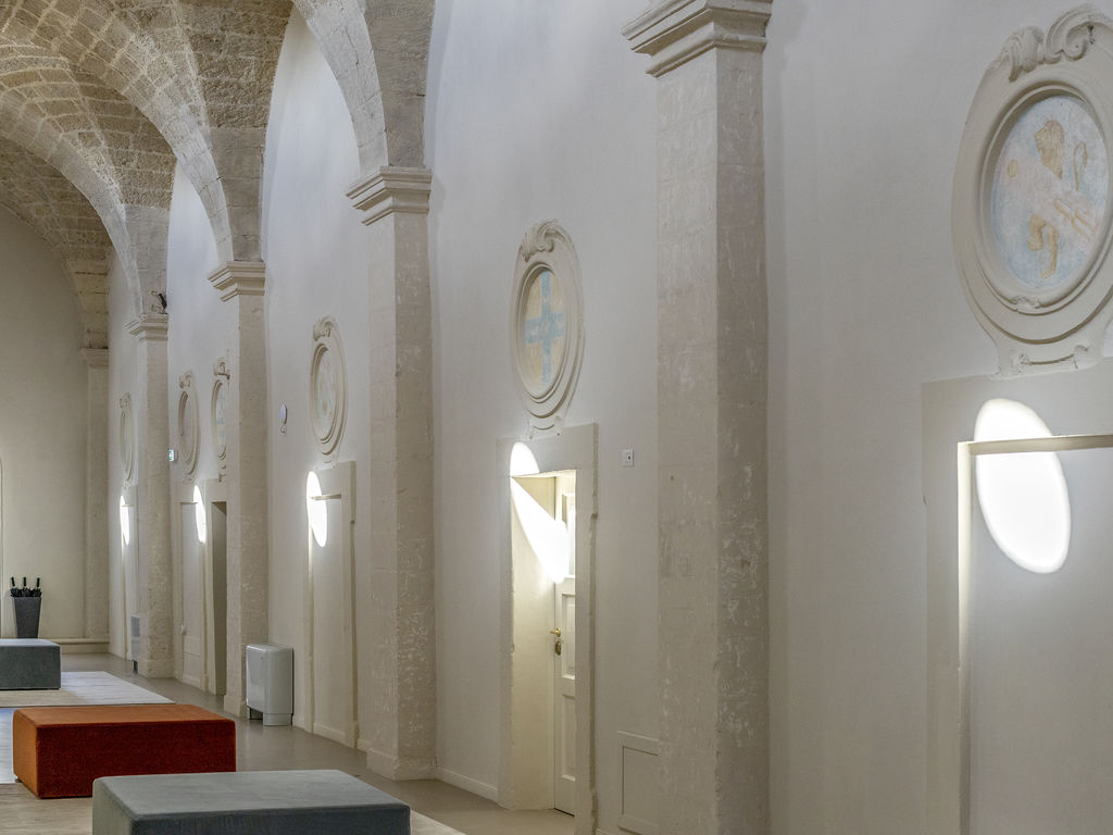 Italie Zuid Italie Puglia Lecce Cloister of the
