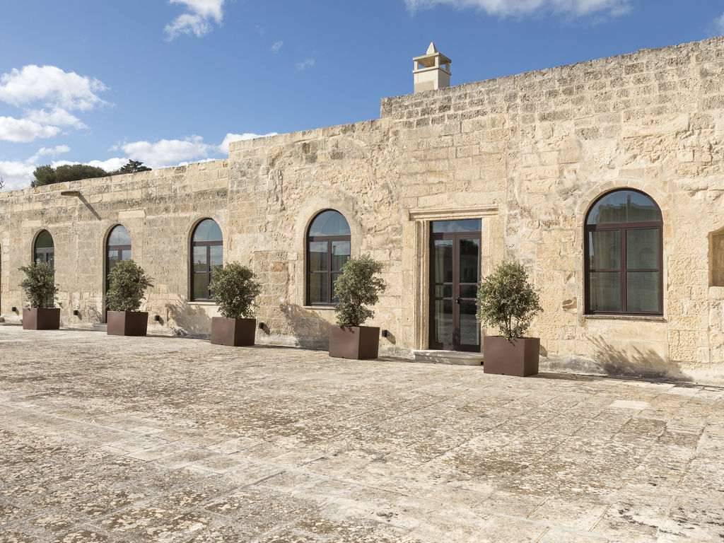 Italie Zuid Italie Puglia Lecce Cloister of the