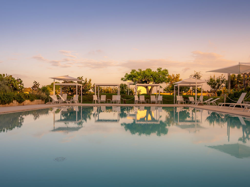 Italie Zuid Italie Puglia Otranto Masseria Mongio dellElefante foto PISCINA