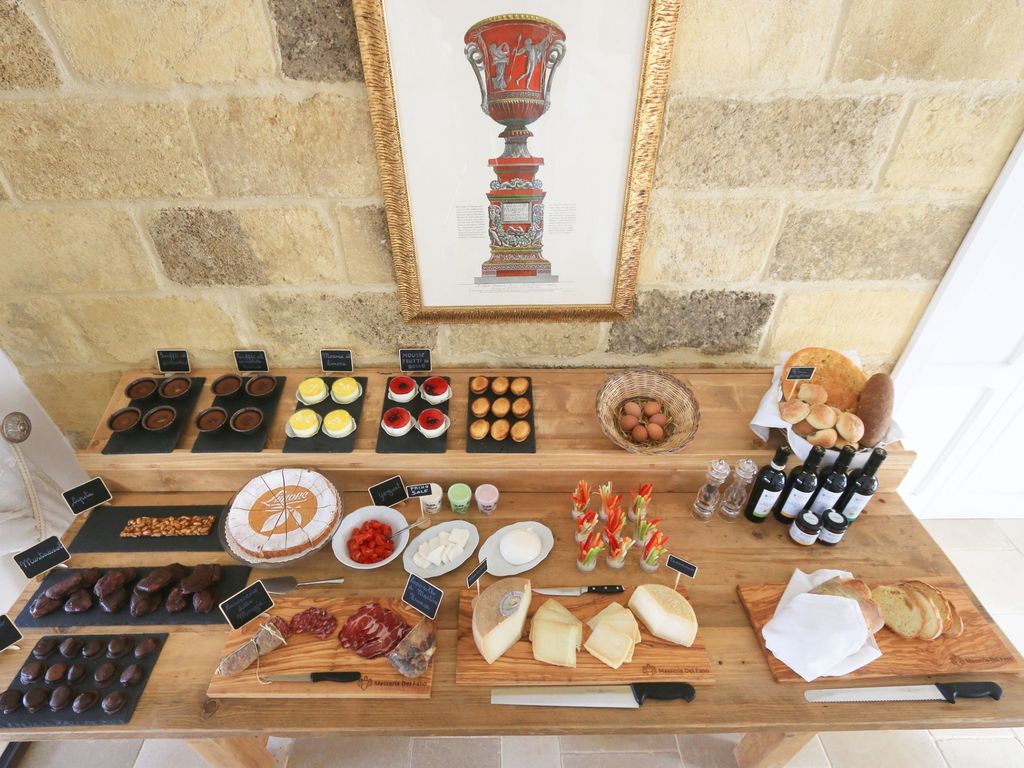 Italie Zuid Italie Puglia Salve Antica Masseria Fano Relais Wine phrobertoMasseria del Fano living